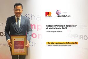 Read more about the article Rektor USU Dinobatkan Sebagai Pemimpin Terpopuler 2022